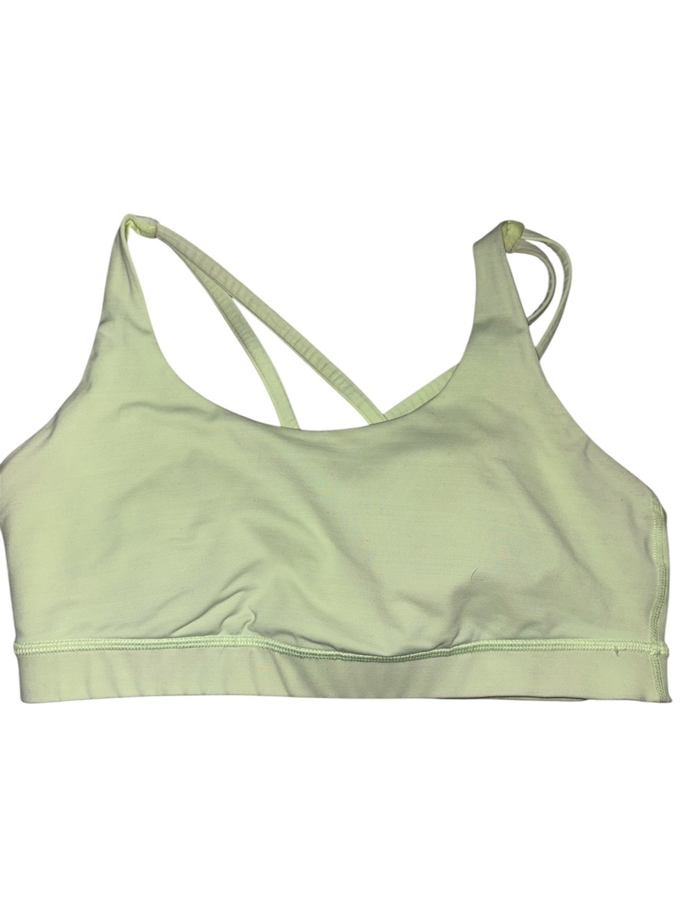 Lululemon Light Green Cross-Back Sports Bra